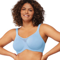 Blue-Wire-free Bra