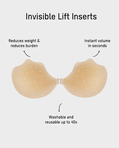 Breathable Silicone Self-Adhesive Invisible Bra (2 Pack)