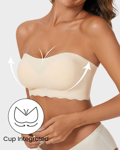 Strapless Invisible Push-Up Bra