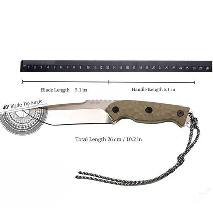 Dune Edge Blade with G10 Handle and Kydex Sheath