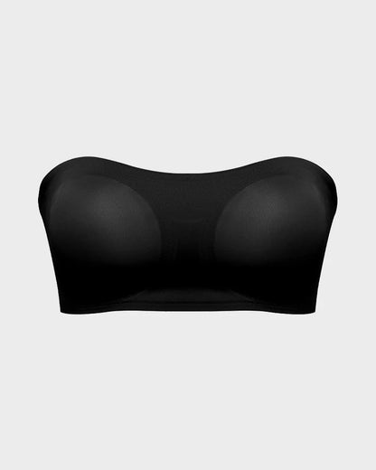 Non-Slip Crossover Side Hook Bandeau Bra