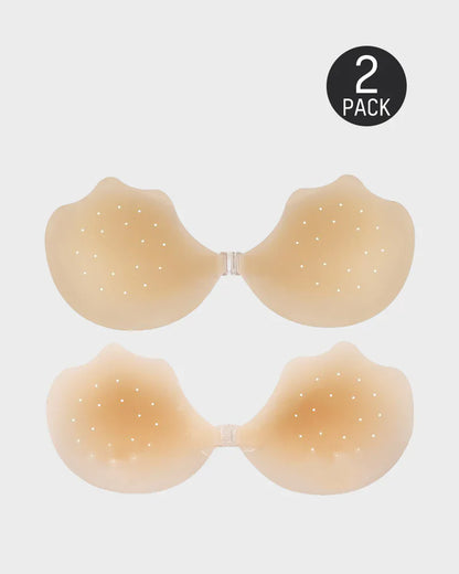 Breathable Silicone Self-Adhesive Invisible Bra (2 Pack)