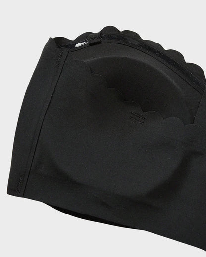 Strapless Front Closure Leopard Print Bra