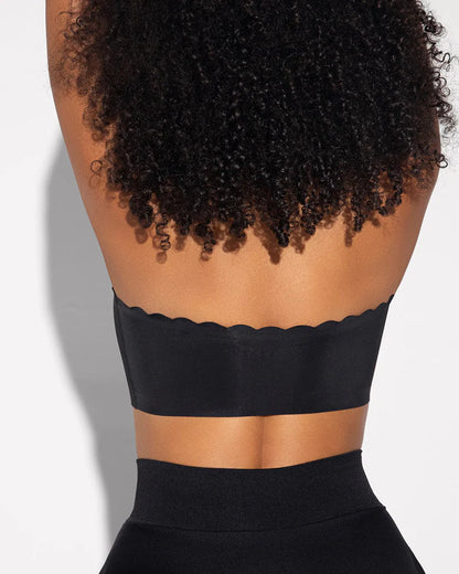 Strapless Front Closure Leopard Print Bra