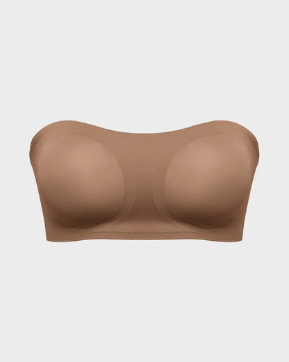 Non-Slip Crossover Side Hook Bandeau Bra