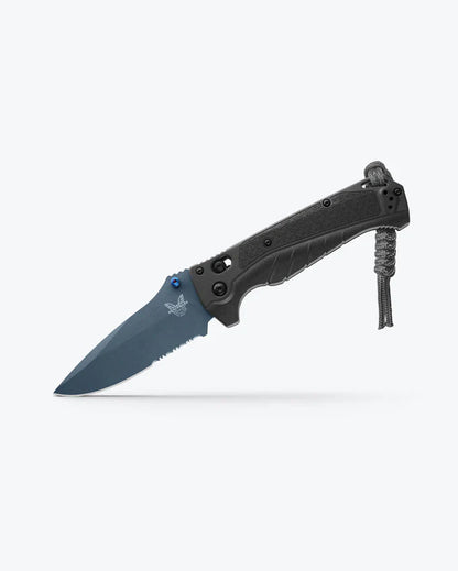 ADI 18060 Outdoor EDC, Drop-Point Blade with Depth Blue Grivory Handle