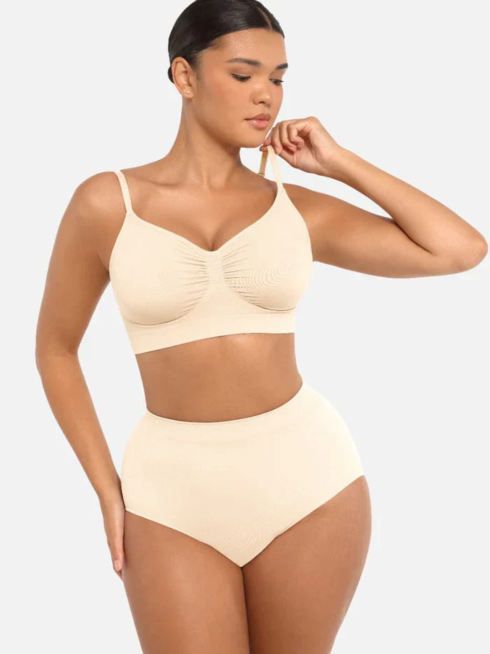 Full Coverage Non-PaddedWireless Sculpt Bra