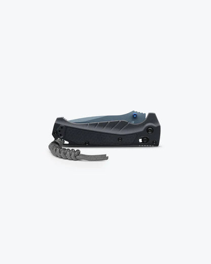 ADI 18060 Outdoor EDC, Drop-Point Blade with Depth Blue Grivory Handle