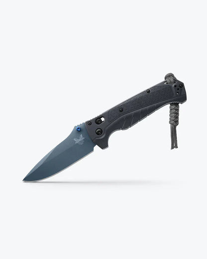 ADI 18060 Outdoor EDC, Drop-Point Blade with Depth Blue Grivory Handle