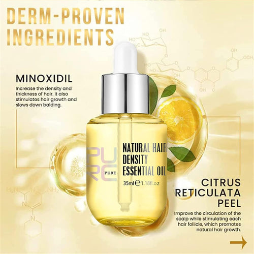 🌿 PURC Ginger Hair Growth Essence Oil – Rediscover Your Full, Beautiful Hair