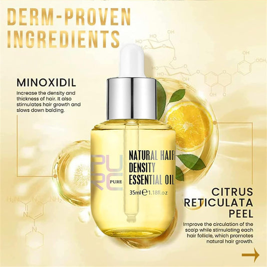 🌿 PURC Ginger Hair Growth Essence Oil – Rediscover Your Full, Beautiful Hair