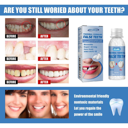 Eelhoe Temporary Tooth Repair: Perfect Solution for Gaps and Missing Teeth!✨