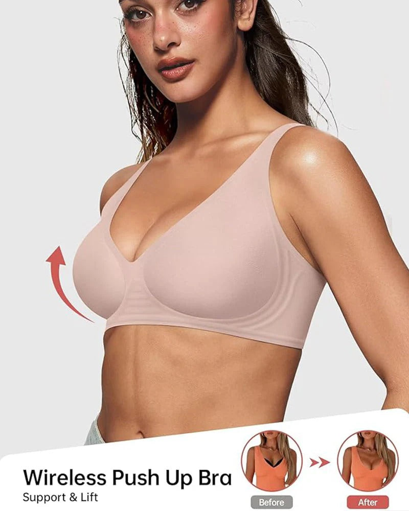 💗Your New Favorite Deep V Bra – Feel Supported, Sculpted & Stunning