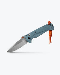Blue Serrated Blade