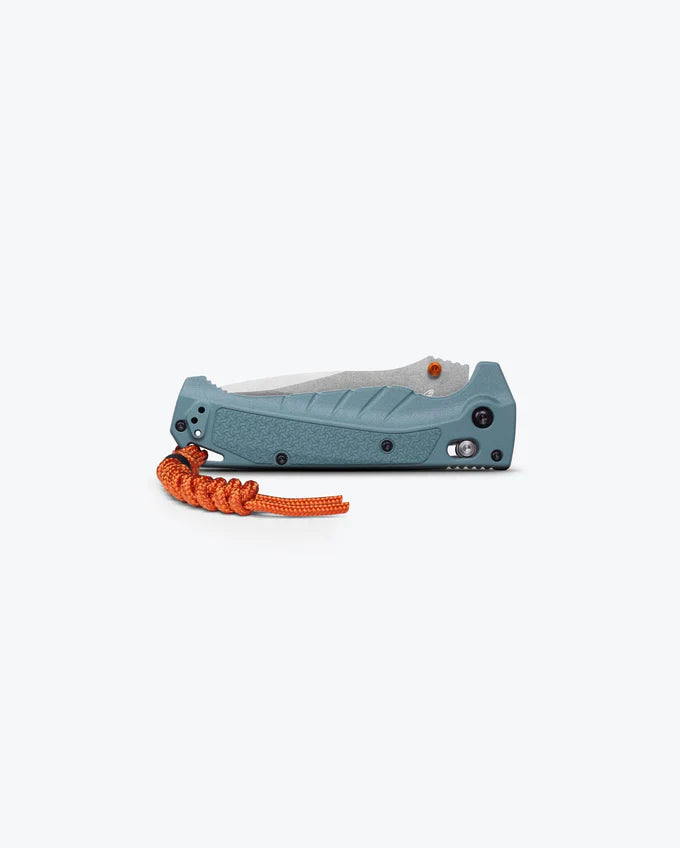 ADI 18060 Outdoor EDC, Drop-Point Blade with Depth Blue Grivory Handle