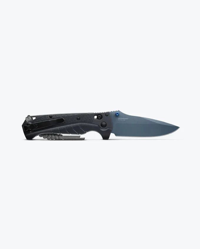 ADI 18060 Outdoor EDC, Drop-Point Blade with Depth Blue Grivory Handle