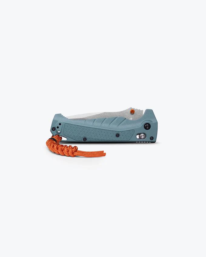 ADI 18060 Outdoor EDC, Drop-Point Blade with Depth Blue Grivory Handle